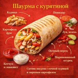 Шаурма с курицей