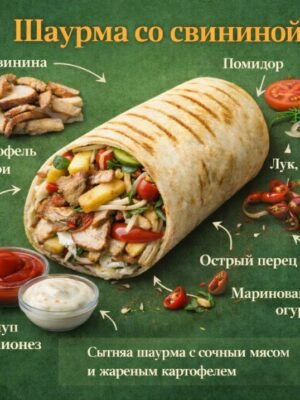 Шаурма со свинины